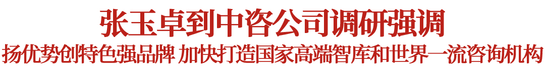 張玉卓到中國(guó)國(guó)際工程咨詢有限公司調(diào)研